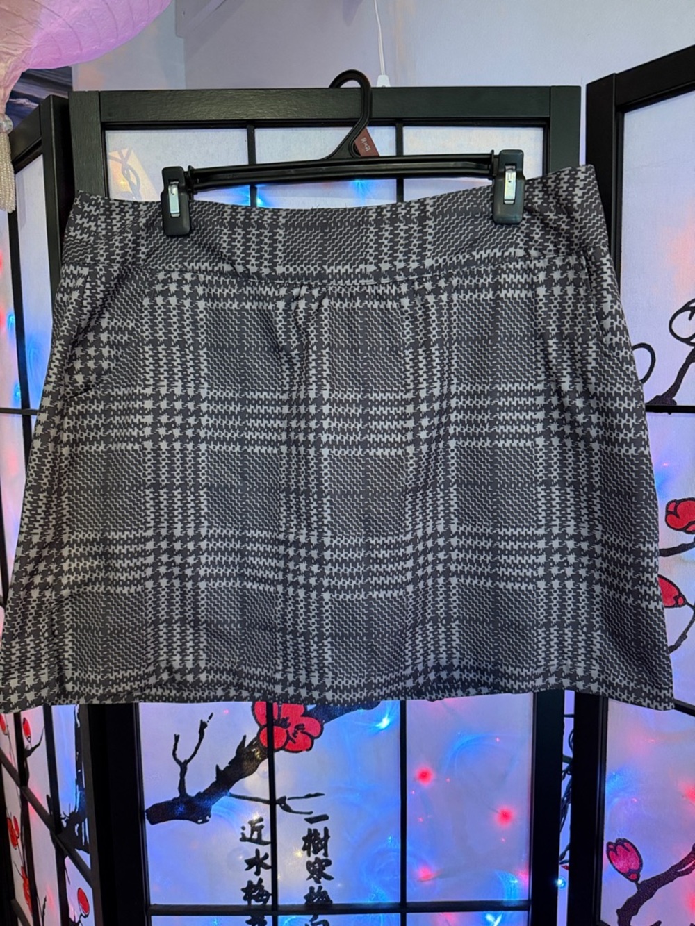 Lady Hagen Classic Gray Plaid Golf/Athletic Skort